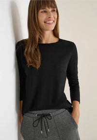 CECIL 323816 Glitter Jersey Top