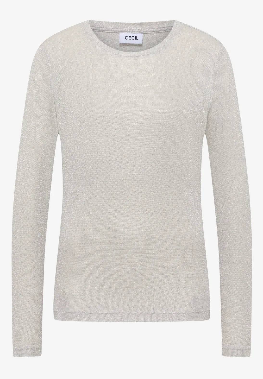 CECIL 323816 Glitter Jersey Top