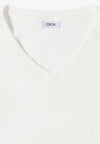 CECIL 323865 Essential T-Shirt mit V-Ausschnitt