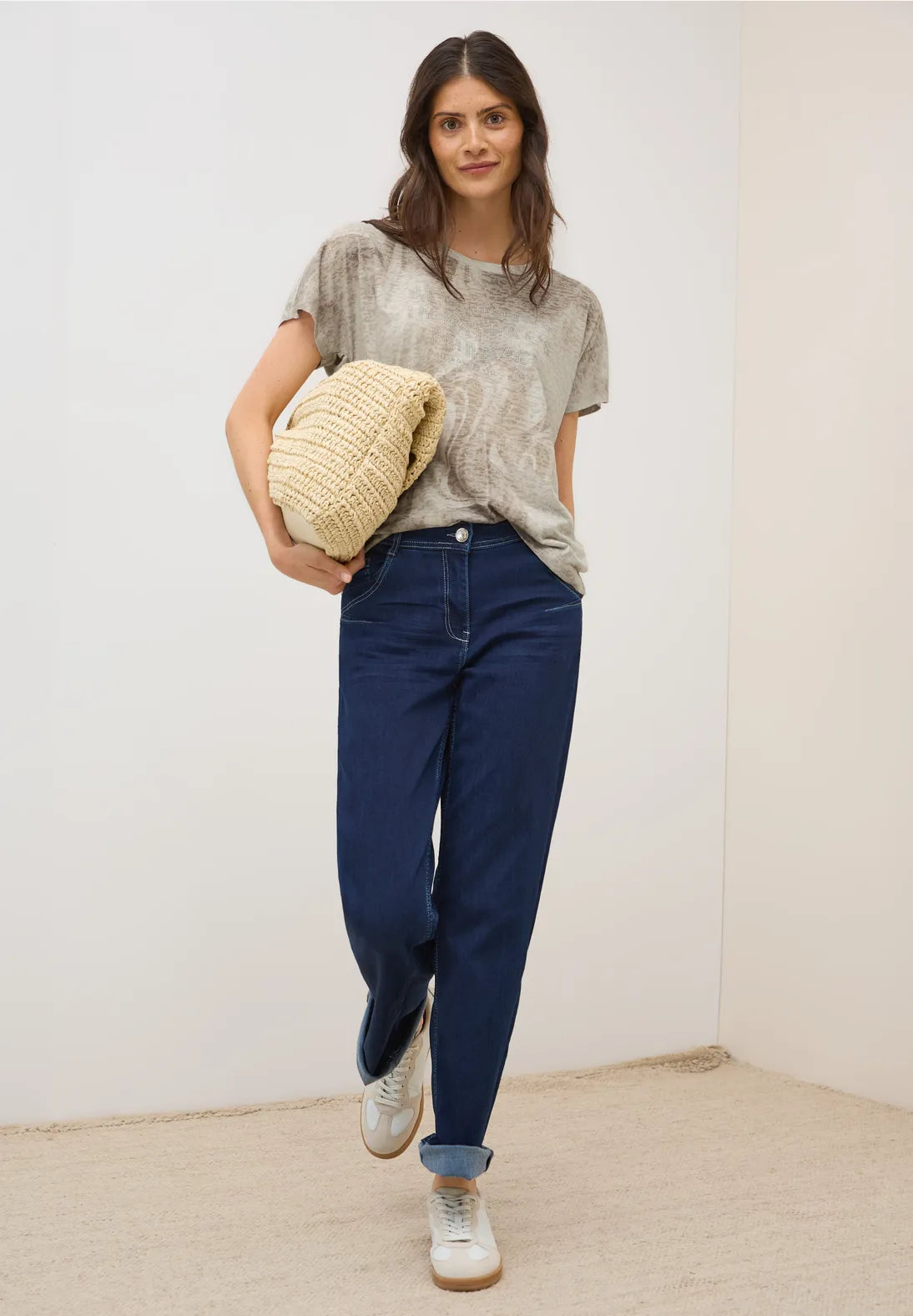 CECIL 323884 Fusion Burn Out Fp T-Shirt