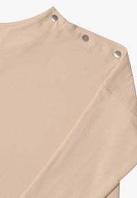 CECIL 324020 Light Terry Button Funnel