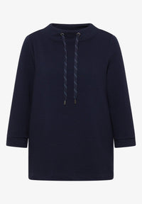 CECIL 324048 Solid Ottoman Funnel Neck