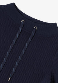 CECIL 324048 Solid Ottoman Funnel Neck