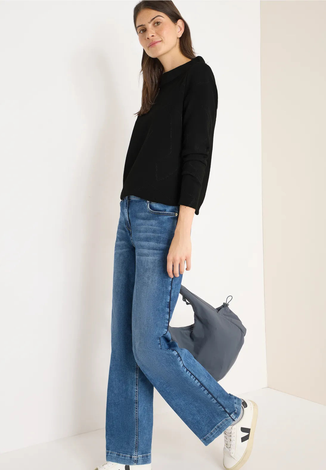 CECIL 324264 Glitter Dessin Ottoman Funnel