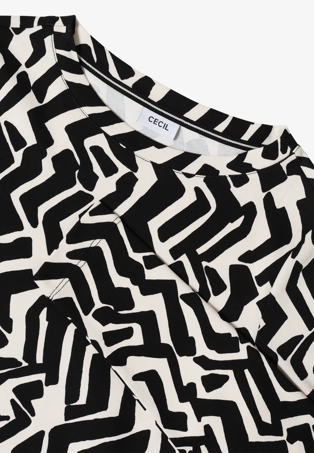 CECIL 324298 Big Aop Boat Neck