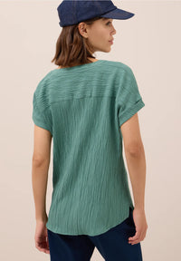 CECIL 345990 Solid Structure Blouse