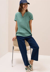 CECIL 345990 Solid Structure Blouse