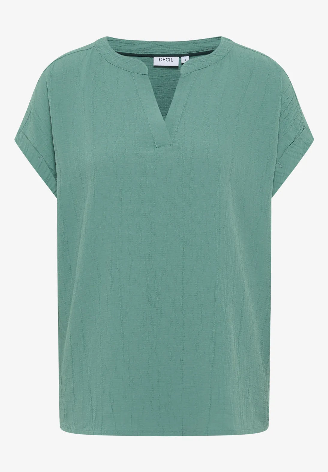 CECIL 345990 Solid Structure Blouse