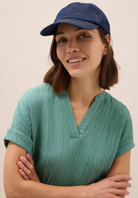 CECIL 345990 Solid Structure Blouse