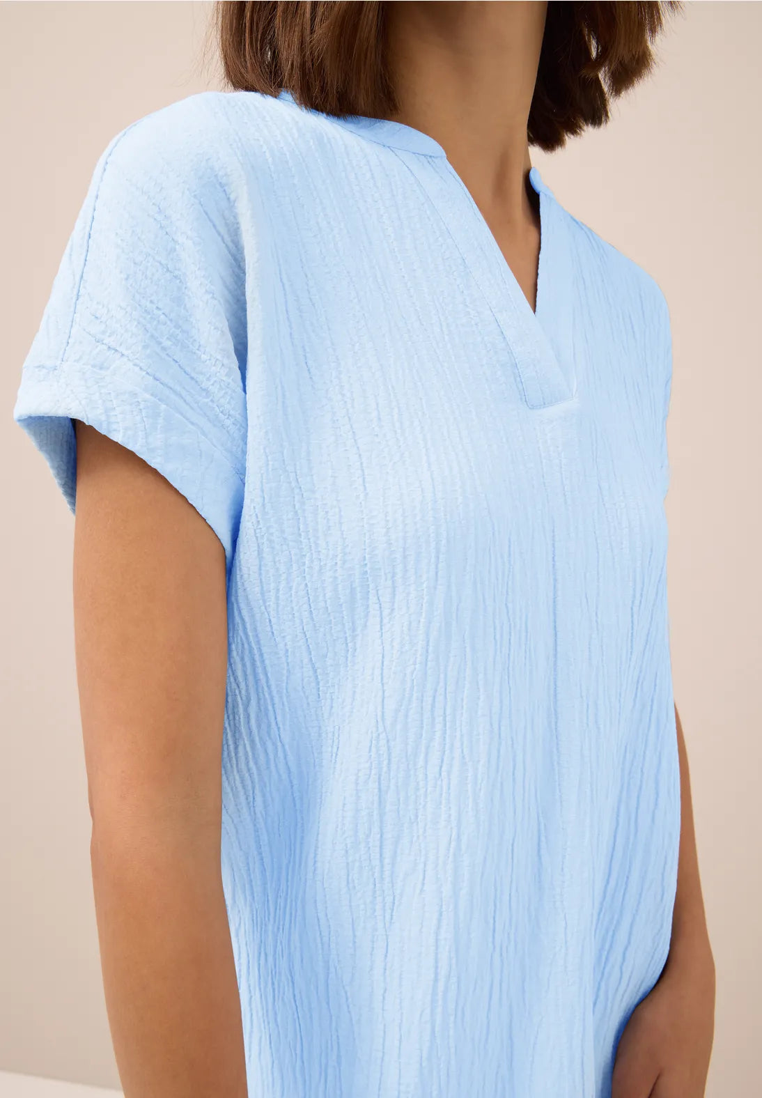 CECIL 345990 Solid Structure Blouse