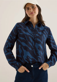 CECIL 346045 AOP Softwave Blouse