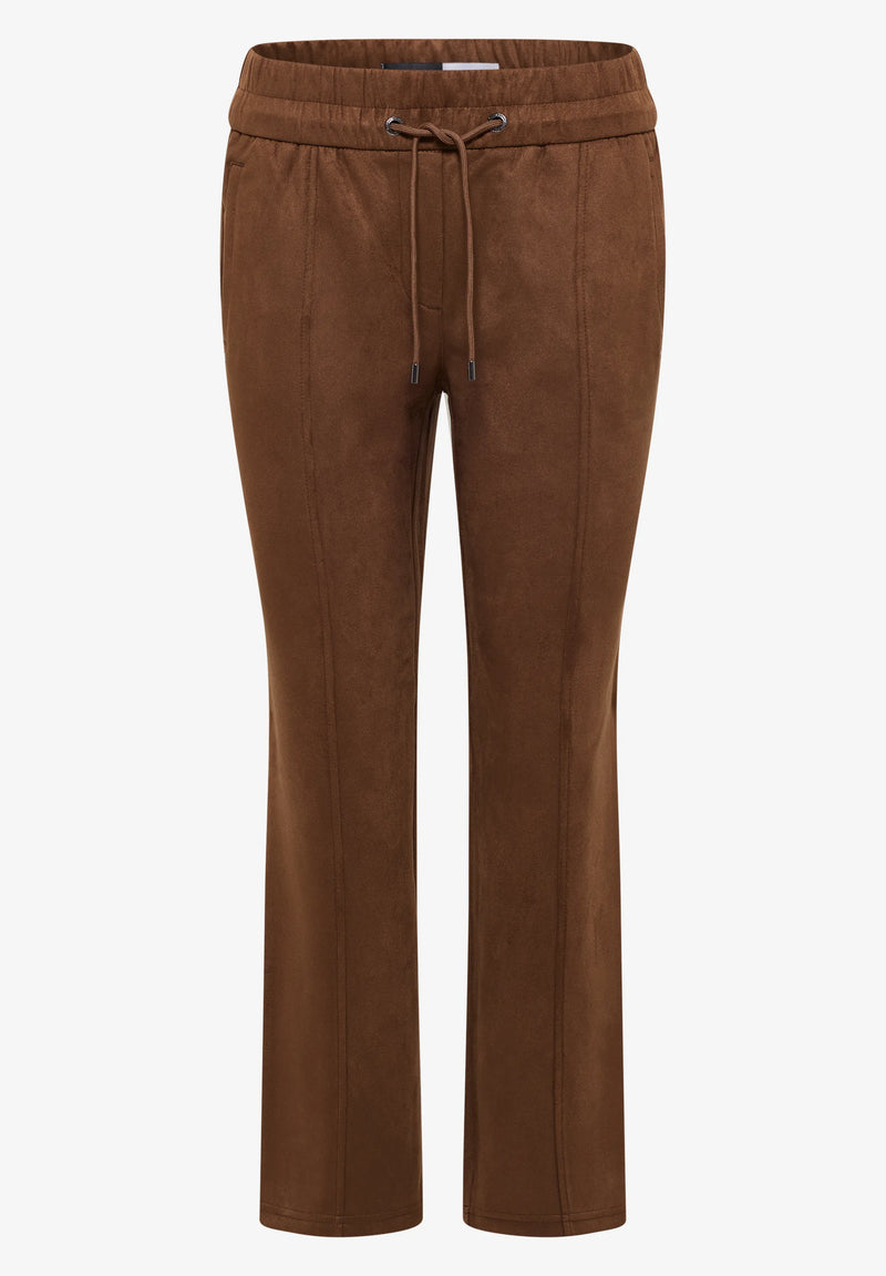 CECIL 380042 Tracey Suede Look Trouser