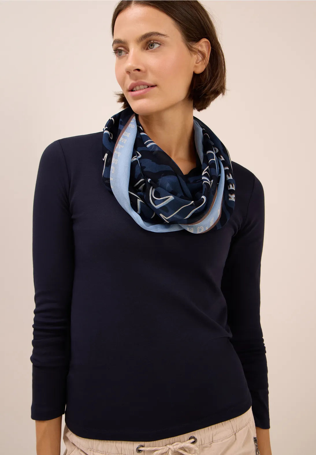 CECIL 572901 Print Loop Scarf