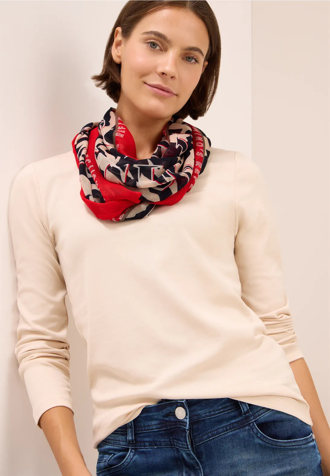 CECIL 572901 Print Loop Scarf