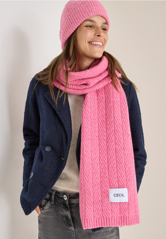 CECIL 572940 Structured Knit Scarf