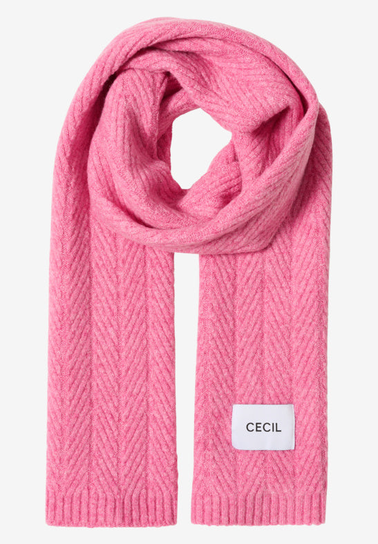 CECIL 572940 Structured Knit Scarf