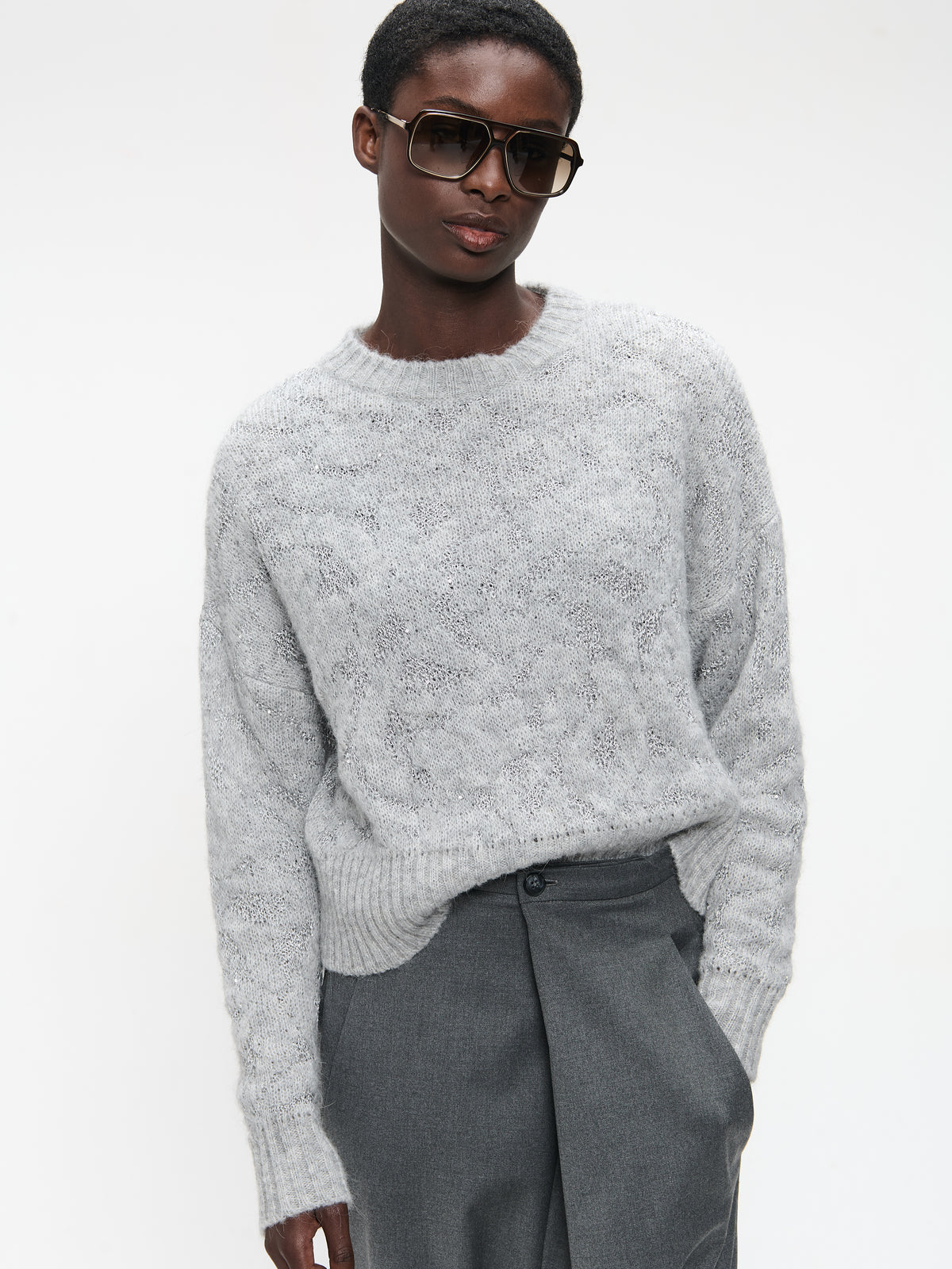 Jane Lushka BDC H24423 Pullover shiny alpaca H24423