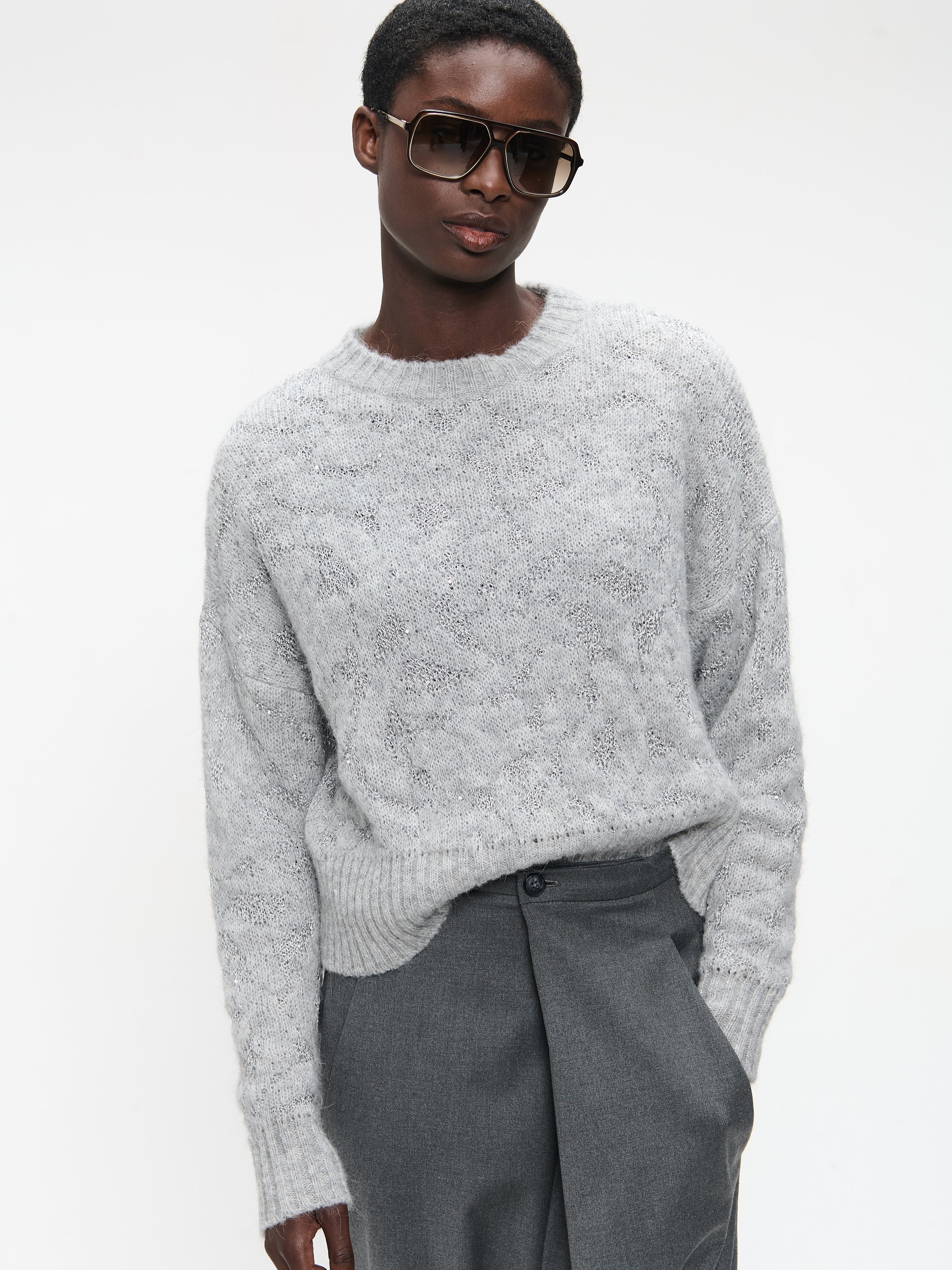 Jane Lushka BDC H24423 Pullover shiny alpaca H24423