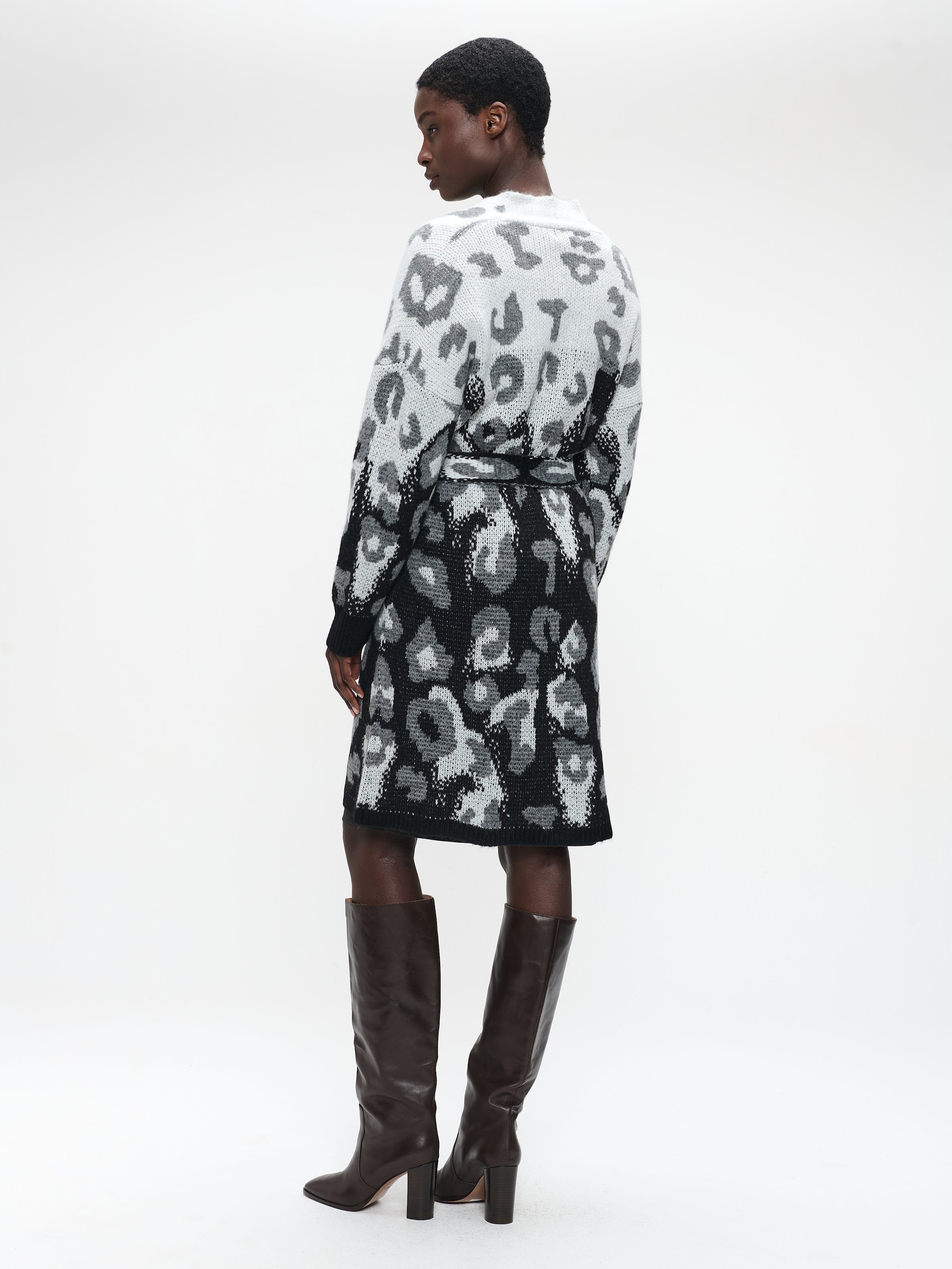 Jane Lushka BDC 1138 Animal Print Cardigan 1138