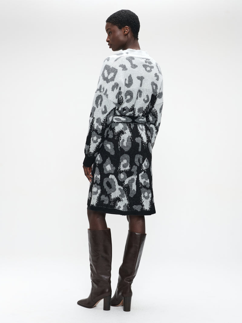 Jane Lushka BDC 1138 Animal Print Cardigan 1138