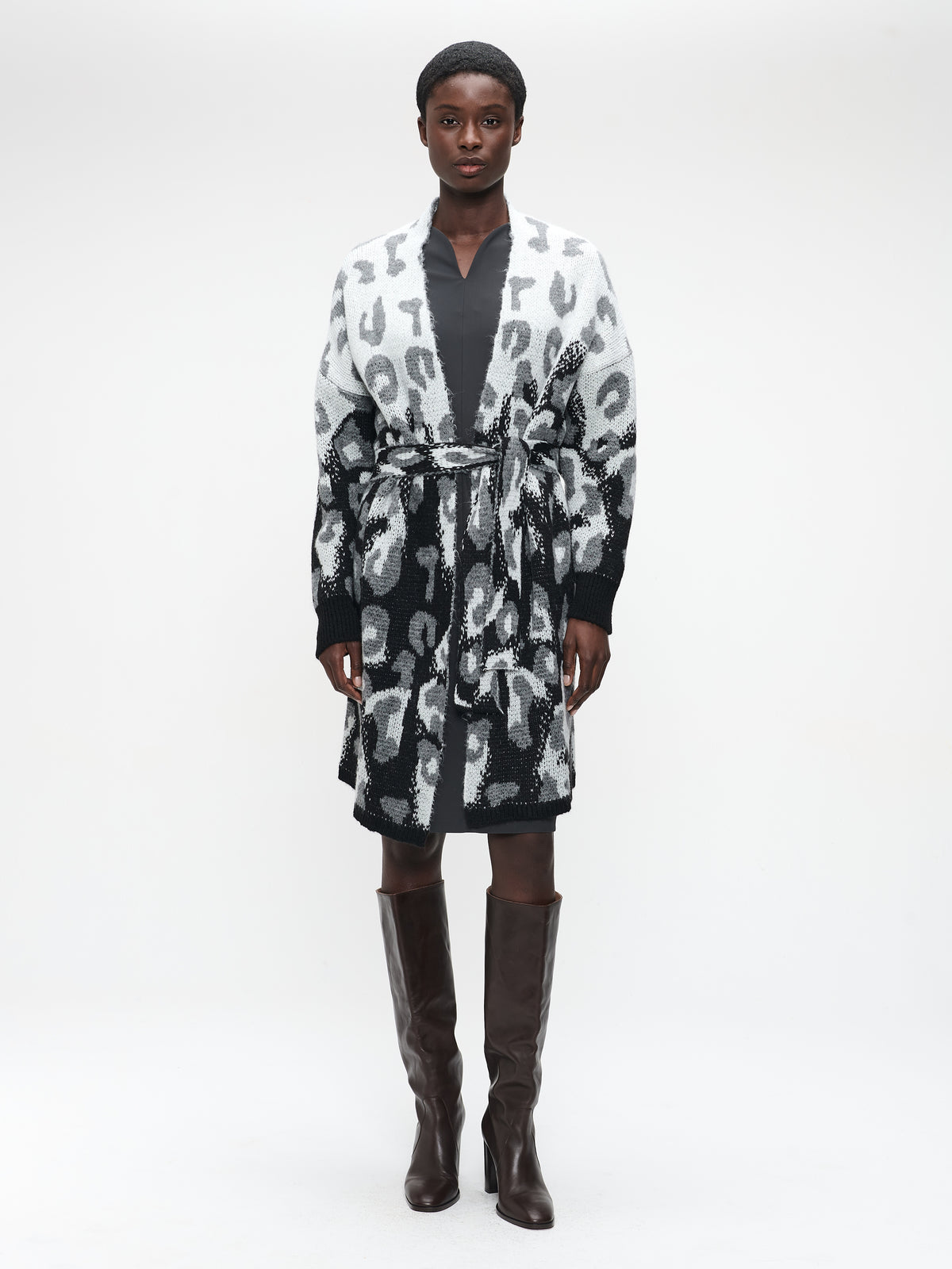 Jane Lushka BDC 1138 Animal Print Cardigan 1138