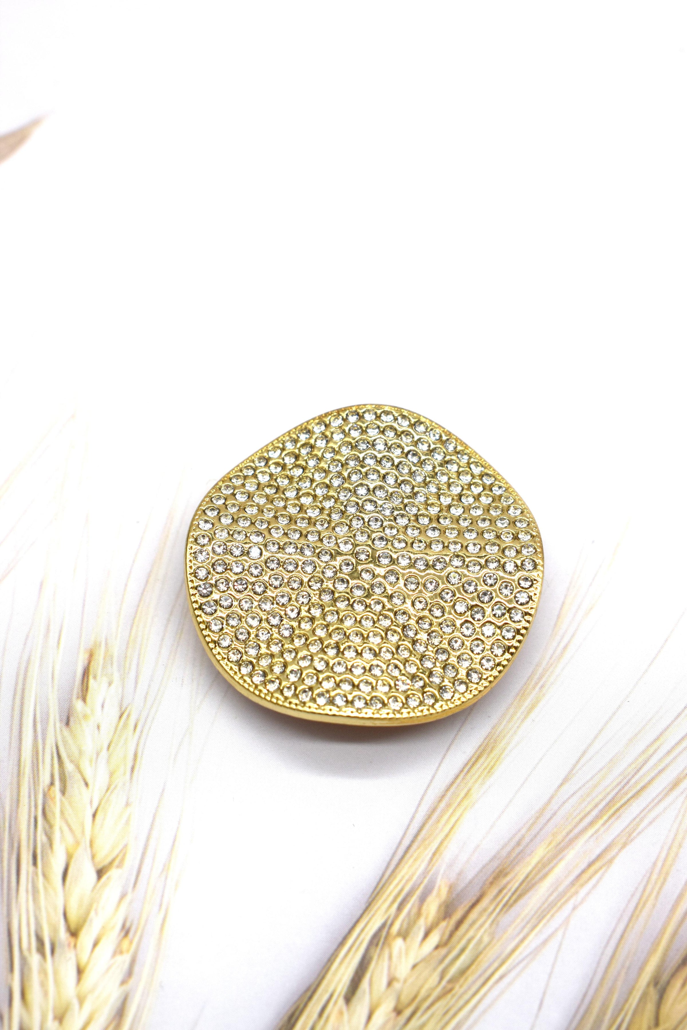 BEST OF IRISH RBB-4 Wavey Disc Brooch