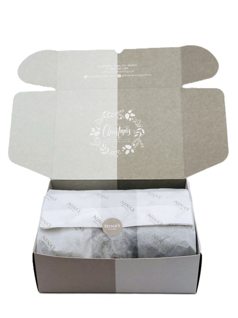 BEST OF IRISH GS25103 Bejewelled Beanie Hat & Faux Fur Scarf Gift Set