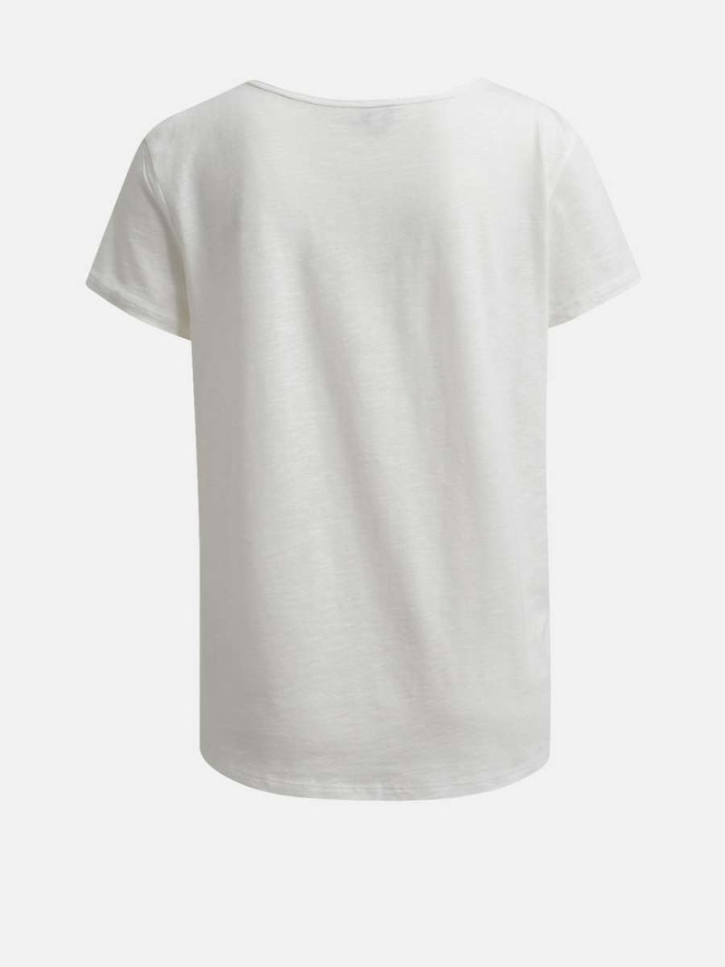 41-5269-8673 OFF WHITE Milano Love T Shirt with Kiwi Print