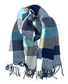 BEST OF IRISH GS25106 Crinkle Check Scarf & Pom Pom Hat Giftset