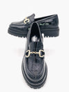 I205105D Black NeroGiardini Patent Loafer