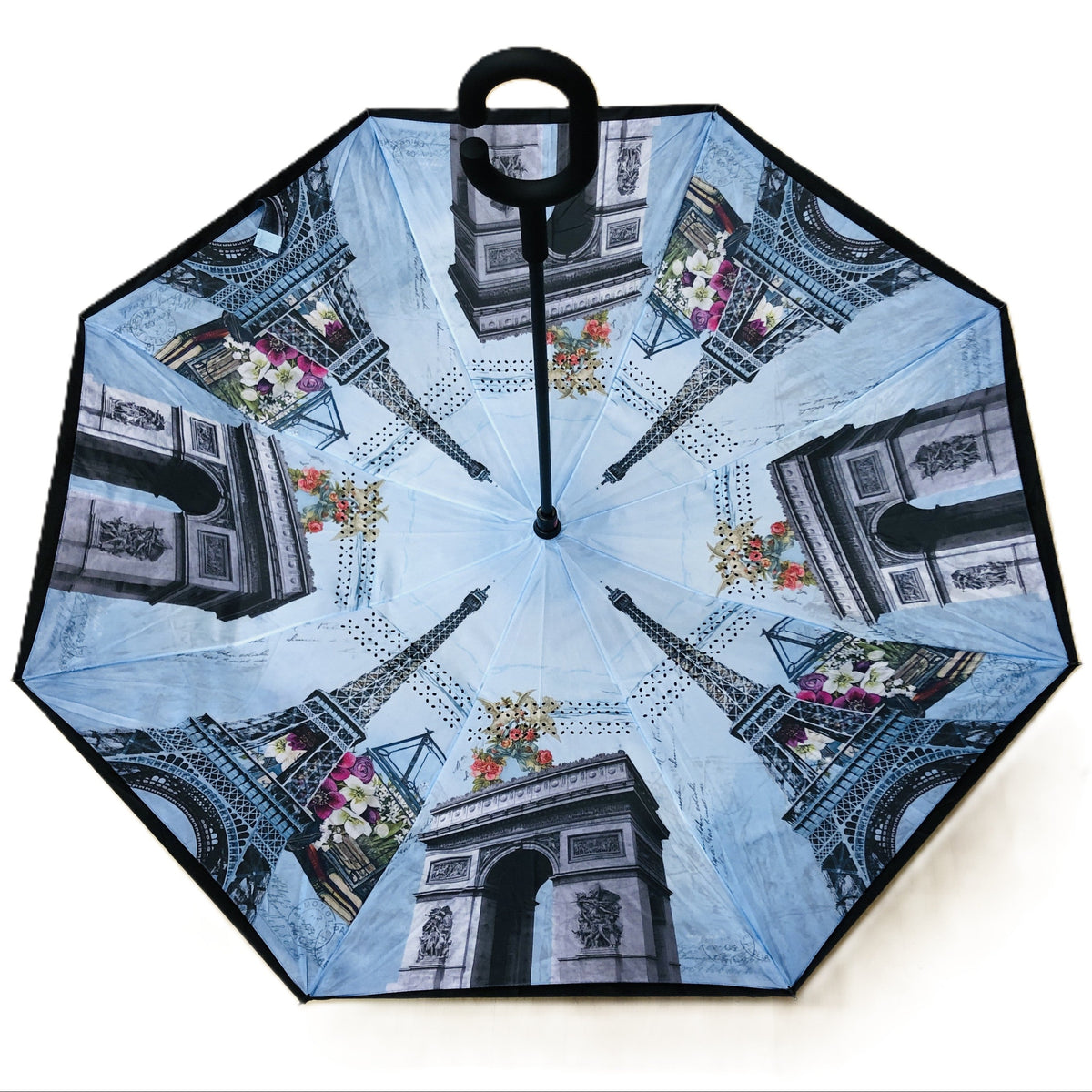 BEST OF IRISH SR-BROLLY-AW25 Classic Reverse Opening Umbrella