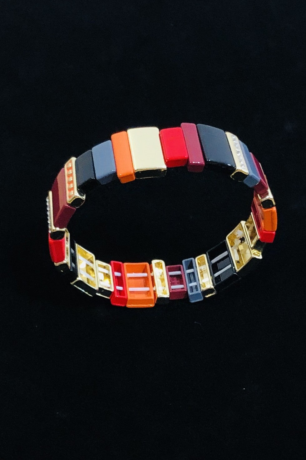 BEST OF IRISH BOID-324CP52 Resin Bracelet Elasticated