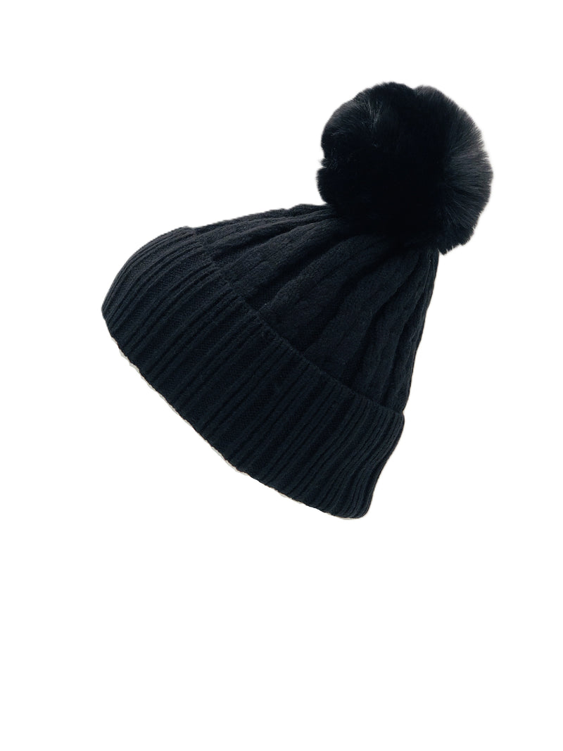 BEST OF IRISH GS25102 Reversable Pashmina Pom Pom Hat Gift Set