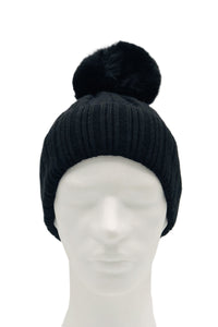 BEST OF IRISH GS25102 Reversable Pashmina Pom Pom Hat Gift Set