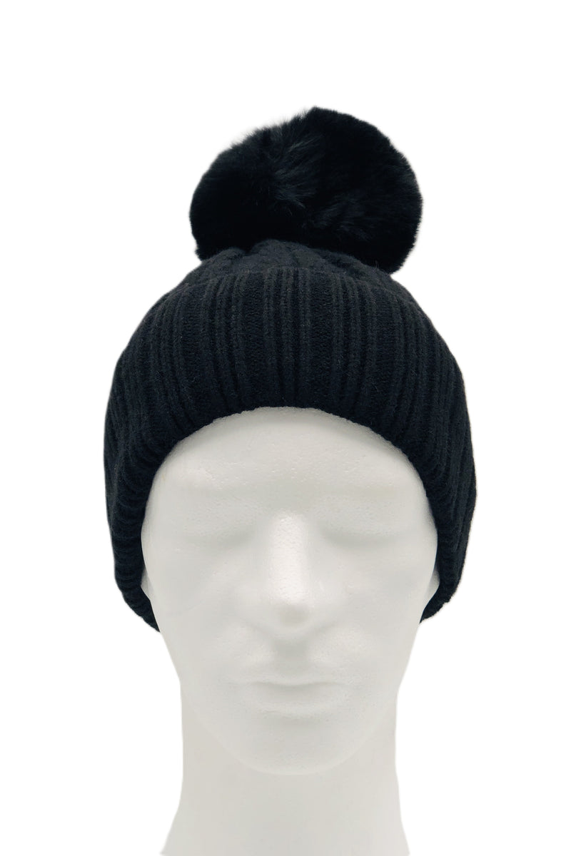 BEST OF IRISH GS25102 Reversable Pashmina Pom Pom Hat Gift Set