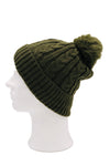 BEST OF IRISH GS25101 Rasta Scarf & Pom Pom Hat Gift Set