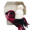 BEST OF IRISH GS25101 Rasta Scarf & Pom Pom Hat Gift Set