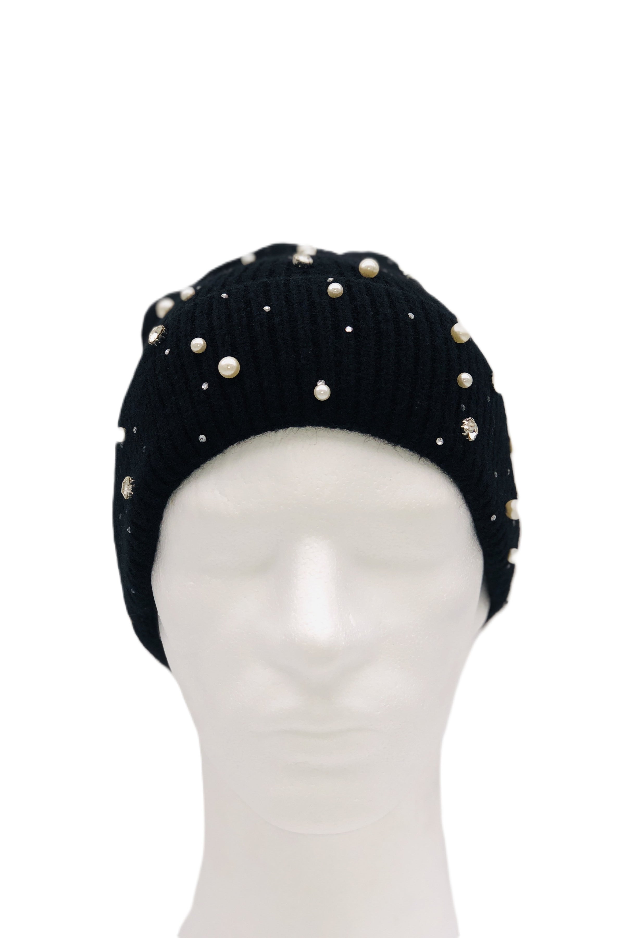 BEST OF IRISH GS25103 Bejewelled Beanie Hat & Faux Fur Scarf Gift Set