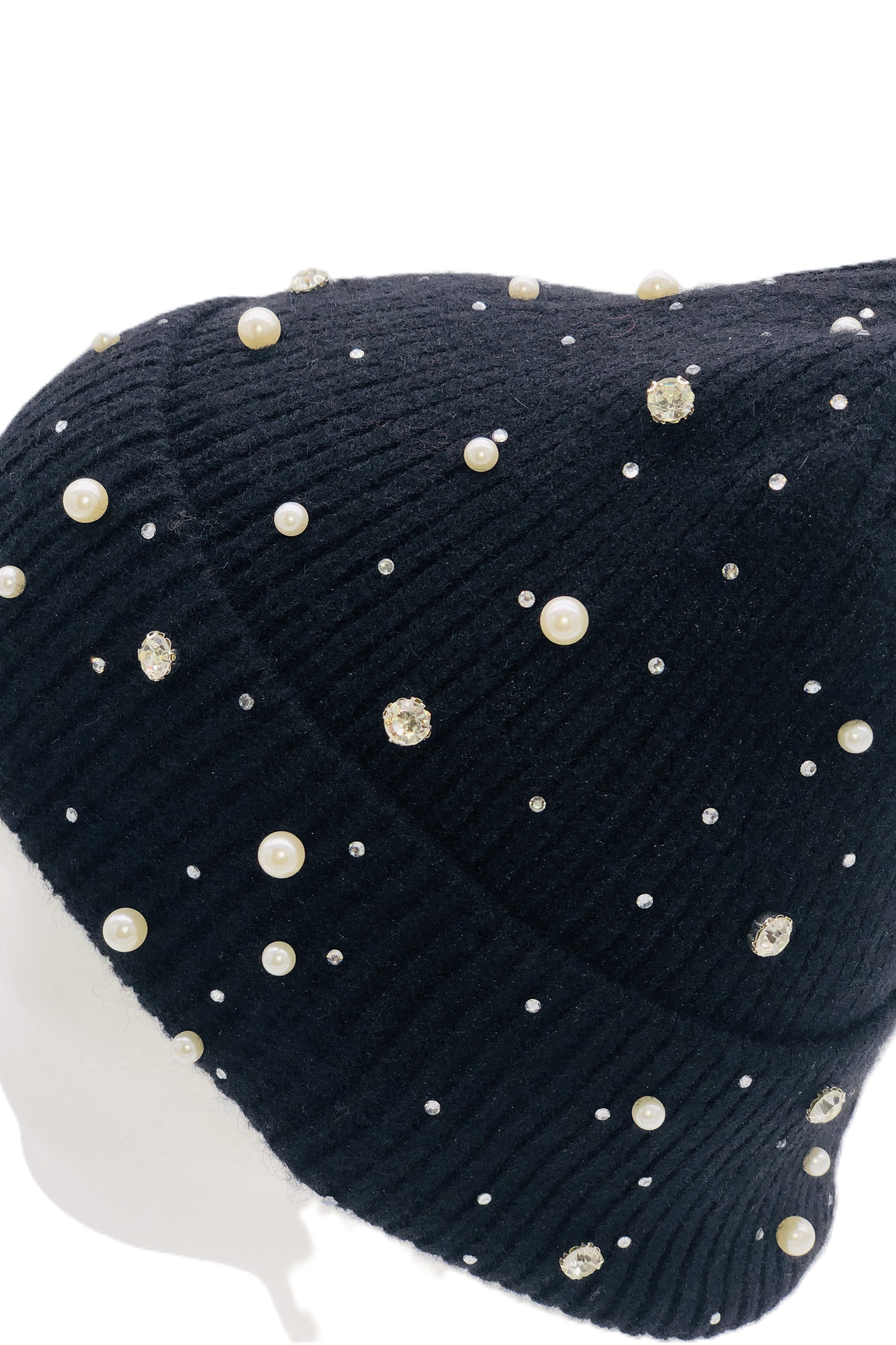 BEST OF IRISH GS25103 Bejewelled Beanie Hat & Faux Fur Scarf Gift Set