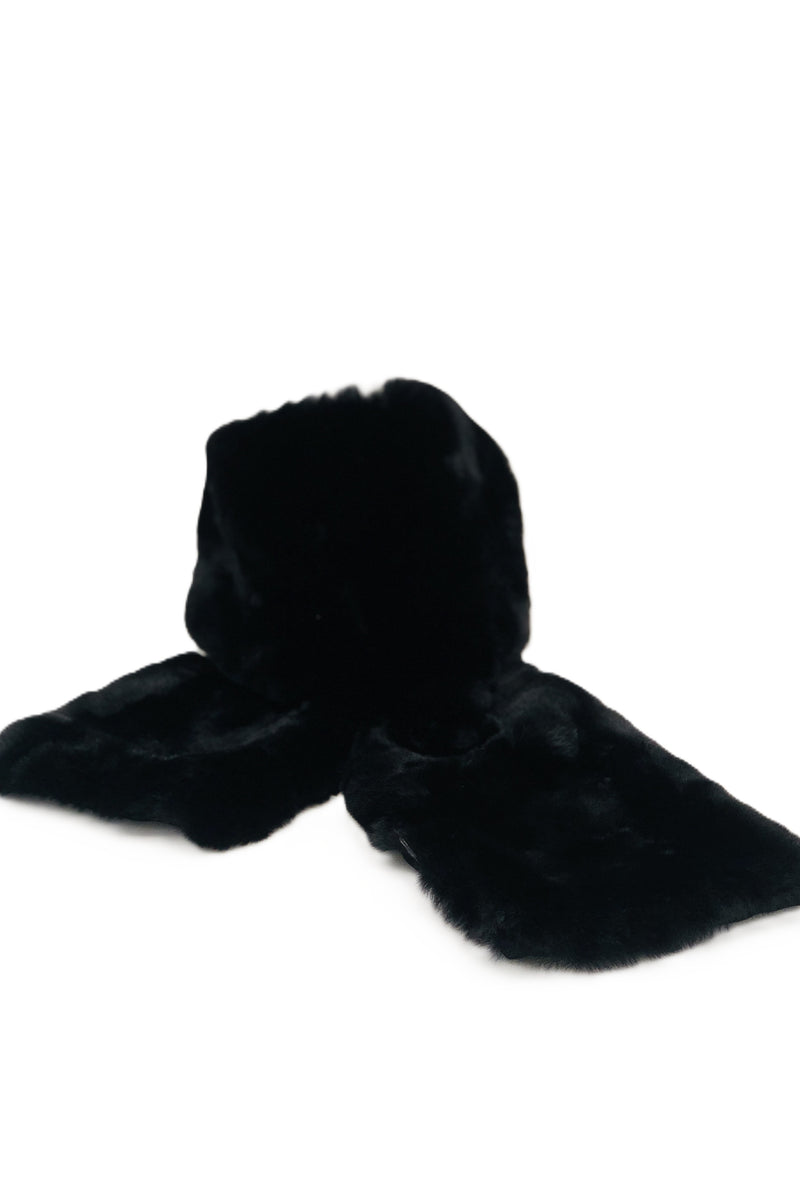 BEST OF IRISH GS25103 Bejewelled Beanie Hat & Faux Fur Scarf Gift Set