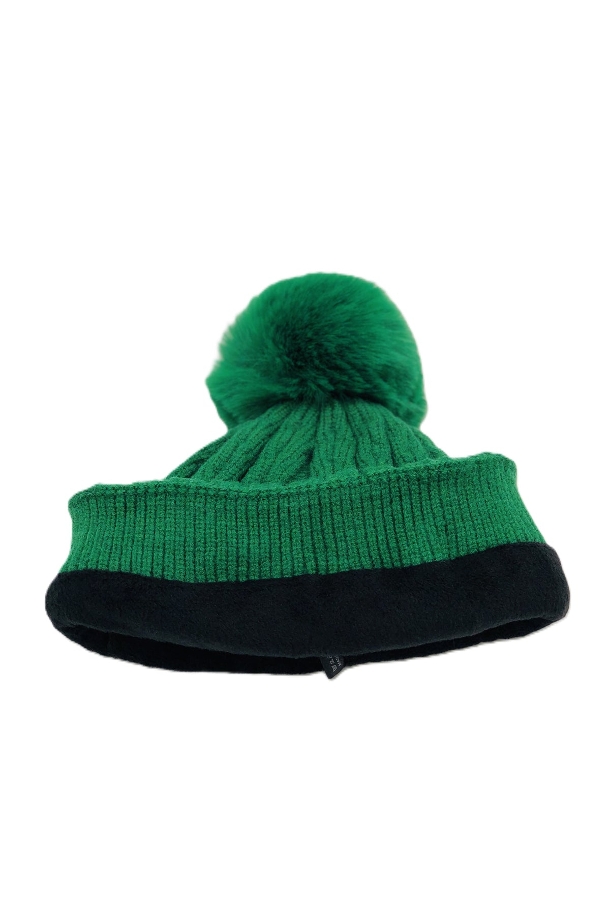 BEST OF IRISH GS25106 Crinkle Check Scarf & Pom Pom Hat Giftset
