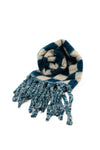 BEST OF IRISH GS25104 Checkerboard Scarf & Sparkle Pom Pom Hat Giftset