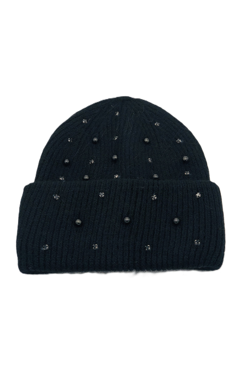 BEST OF IRISH GS25112 Sparkle Beanie/Animal Print Scarf