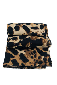 BEST OF IRISH GS25112 Sparkle Beanie/Animal Print Scarf