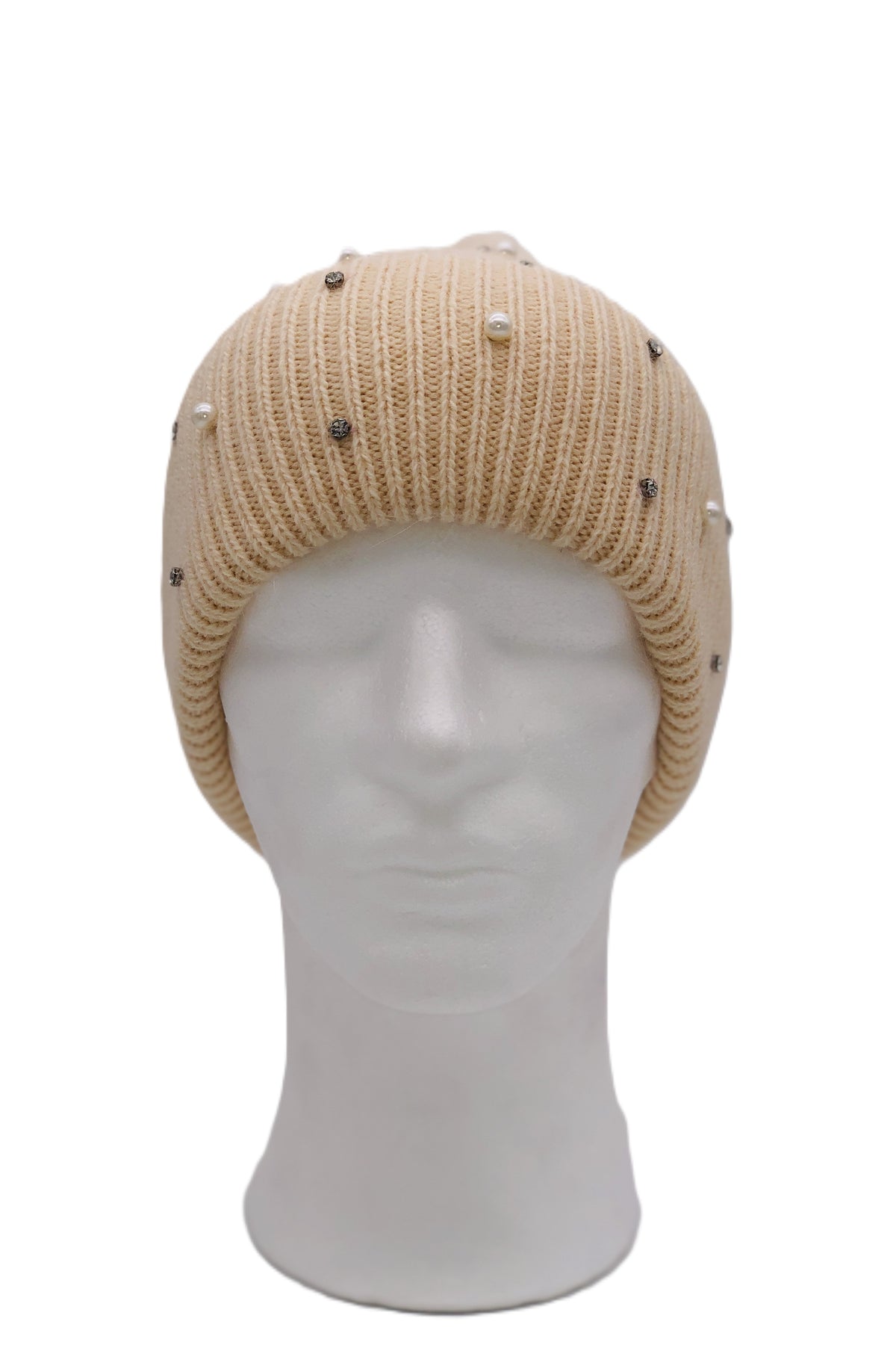 BEST OF IRISH GS25113 Bejewelled Beanie Hat & Animal Print Scarf Giftset