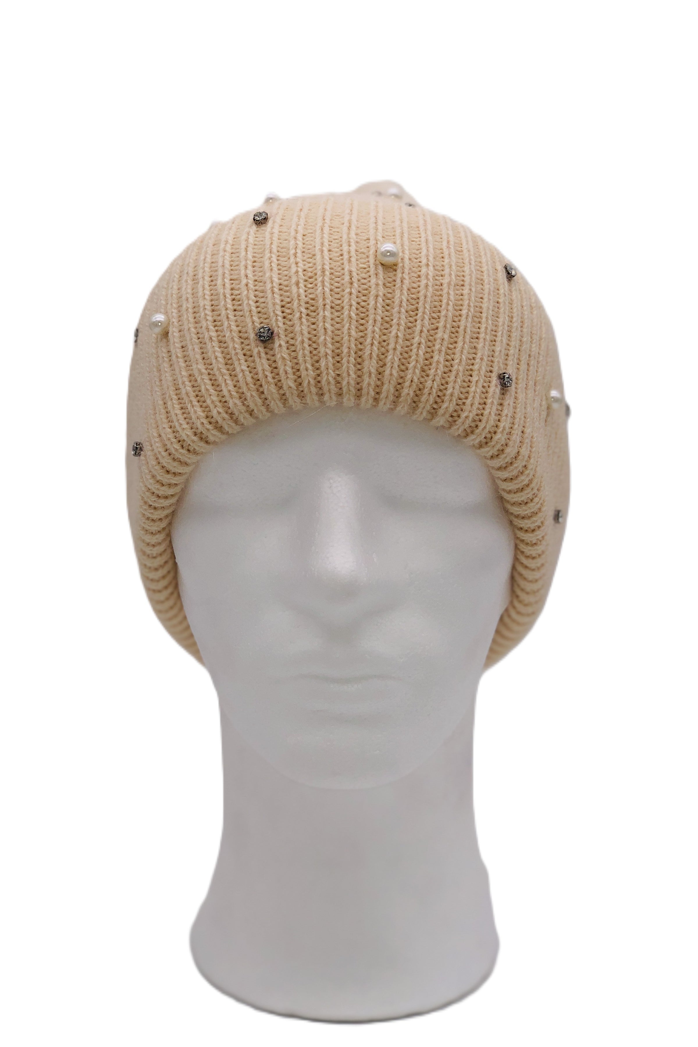 BEST OF IRISH GS25113 Bejewelled Beanie Hat & Animal Print Scarf Giftset