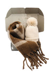 BEST OF IRISH GS25111 Happy Scarf & Pom Pom Hat Giftset