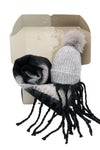 BEST OF IRISH GS25110 Happy Scarf & Pom Pom Hat Giftset