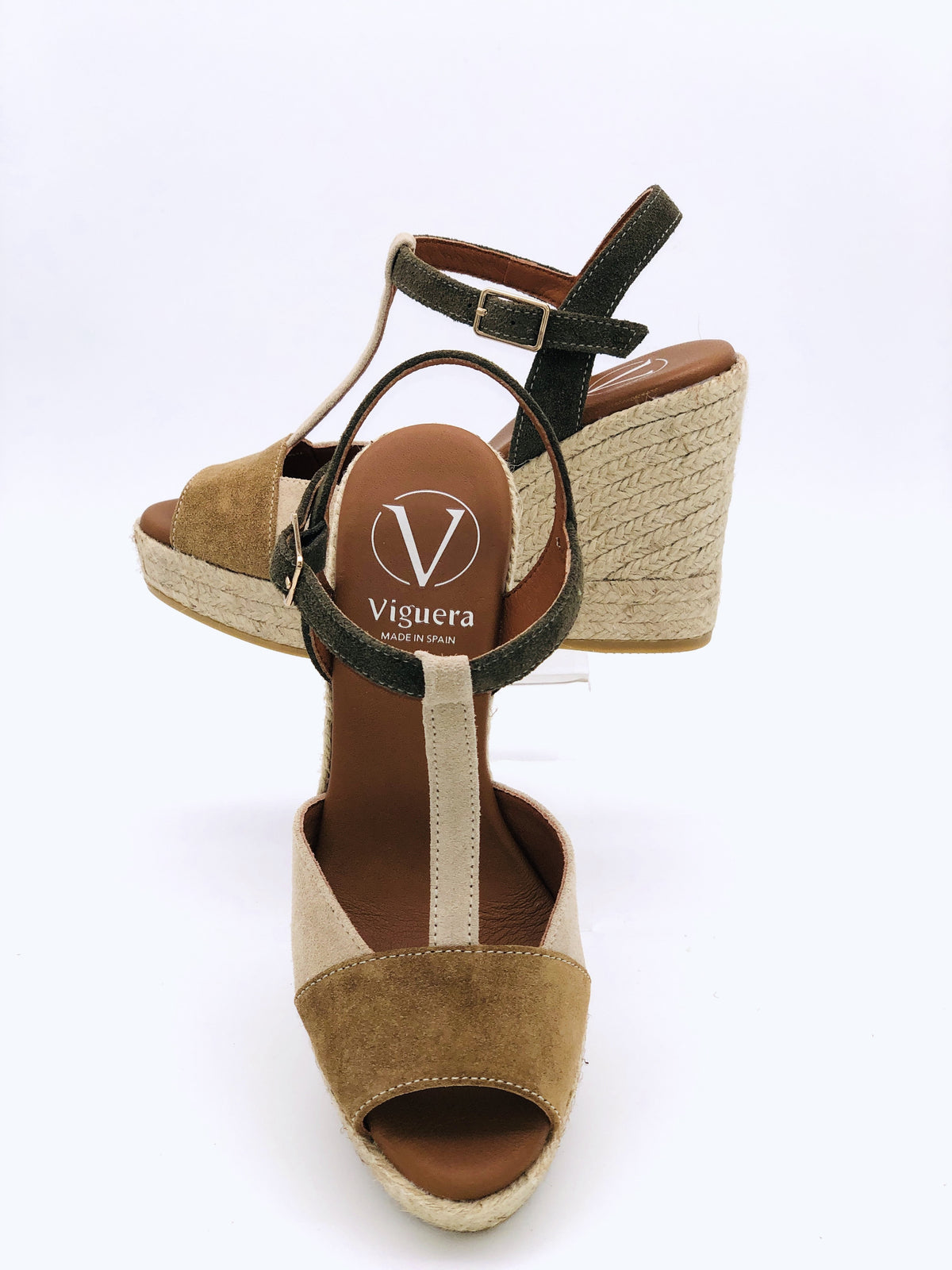 2150 SAND Sandale compensée espadrille Viguera