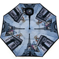 BEST OF IRISH SR-BROLLY-AW25 Classic Reverse Opening Umbrella